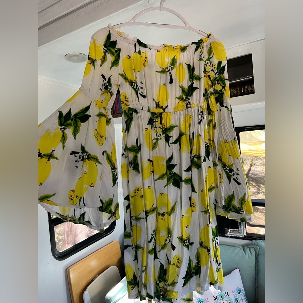 Lemon Dress/Swim Suit Cover by Solitaire (size: small) - Picture 4 of 6